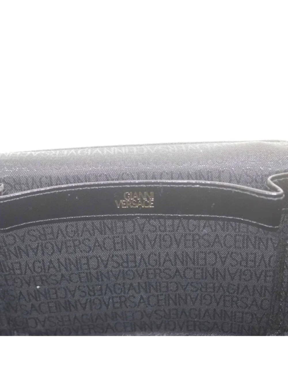 Versace Gianni Vanity Bag Sunburst Black